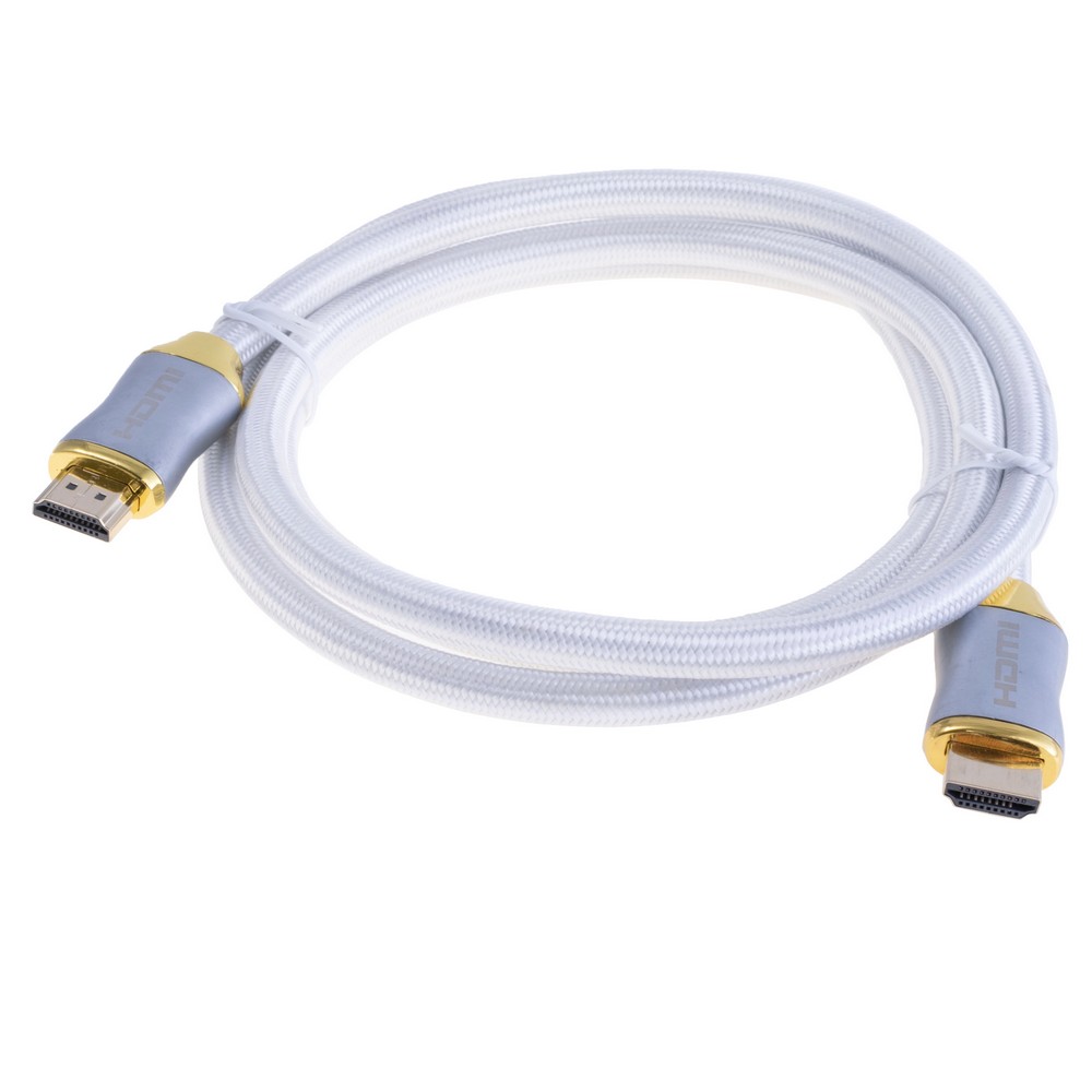 Кабель HDMI 4K 2.0V 1,5 метри. Білий Кабель HDMI 4K 2.0V 1,5 метри. Білий