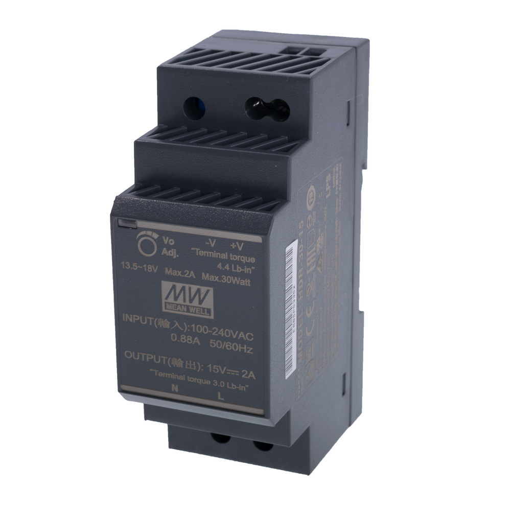 Блок живлення на DIN-рейку 30W 15V HDR-30-15