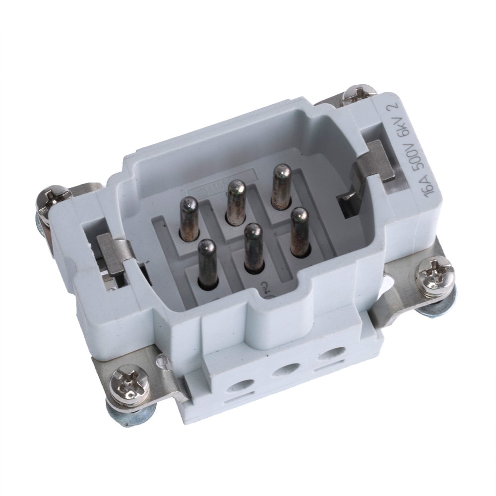 HTS-1-1103634-1 Роз'єм: HTS; "Тато"; HTS HE; PIN: 6; 6 + PE; розмір 3; 16А; 400В; А: 21мм