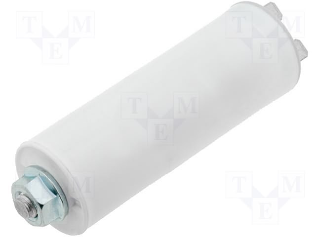 10uF 450VAC, 50/60 Hz, ±10%, болт М8, O35 h65 термін:10000год (I15KV610K-B) (конденсатор пусковий) 10uF 450VAC, 50/60 Hz, ±10%, болт М8, O35 h65 термін:10000год (I15KV610K-B) (конденсатор пусковий)
