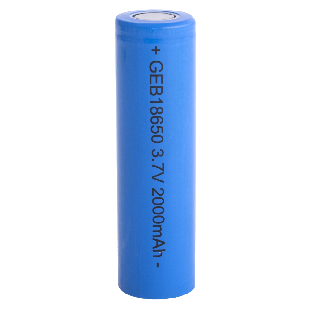 Li-Ion 2000mAh, 3,7V, 18650 GEB літій-іонний акумулятор GEB18650 1C