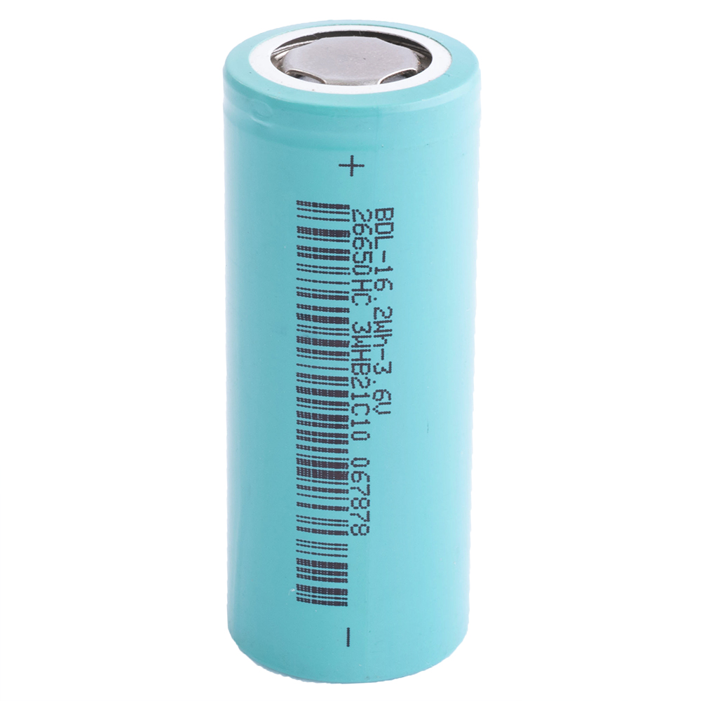 Li-Ion 4500mAh, 3,6V, 26650 LiPower літій-іонний акумулятор ICR26650