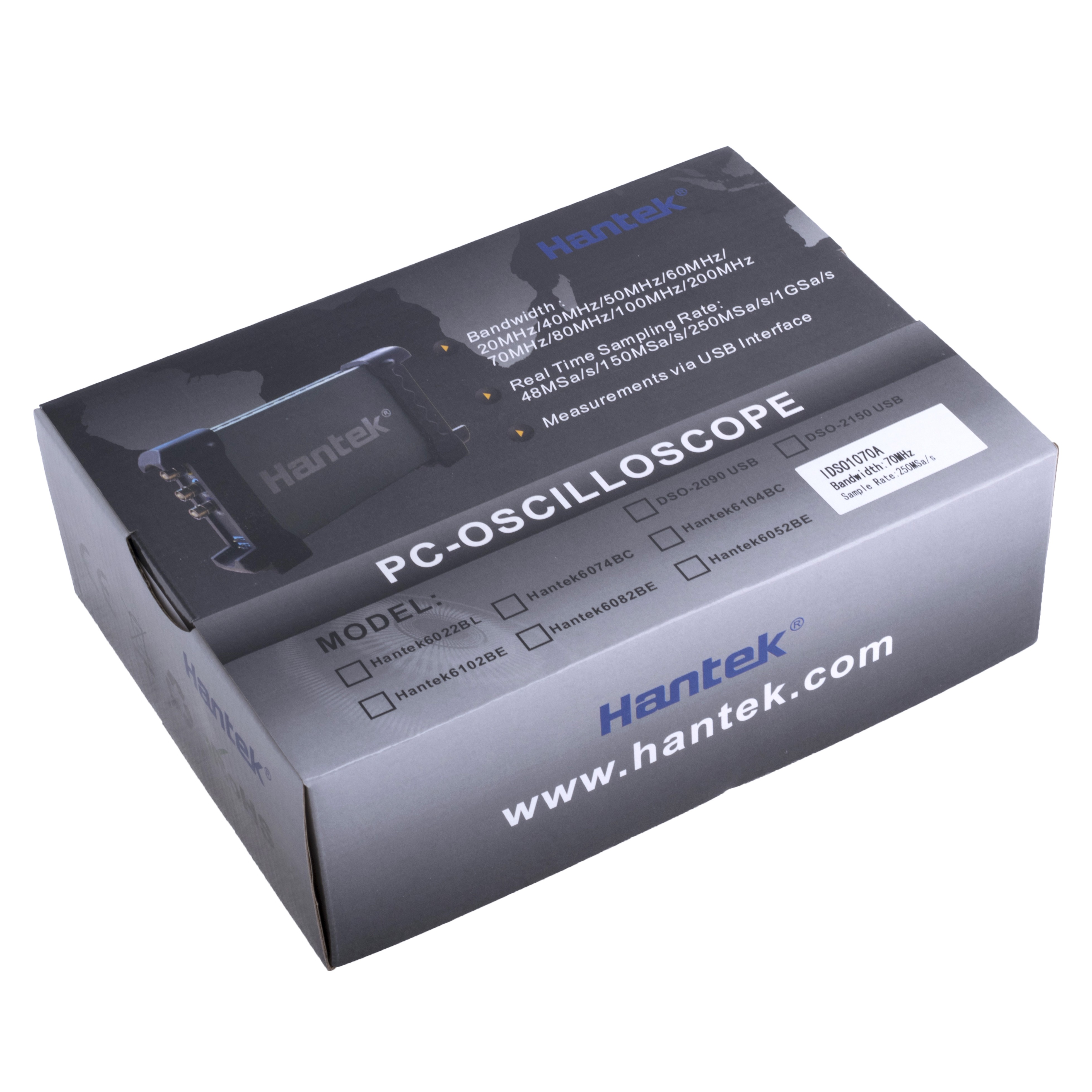 Цифровий Осцилограф Hantek iDSO-1070A USB / WiFi (2ch, 70MHz, 250MSa / s)
