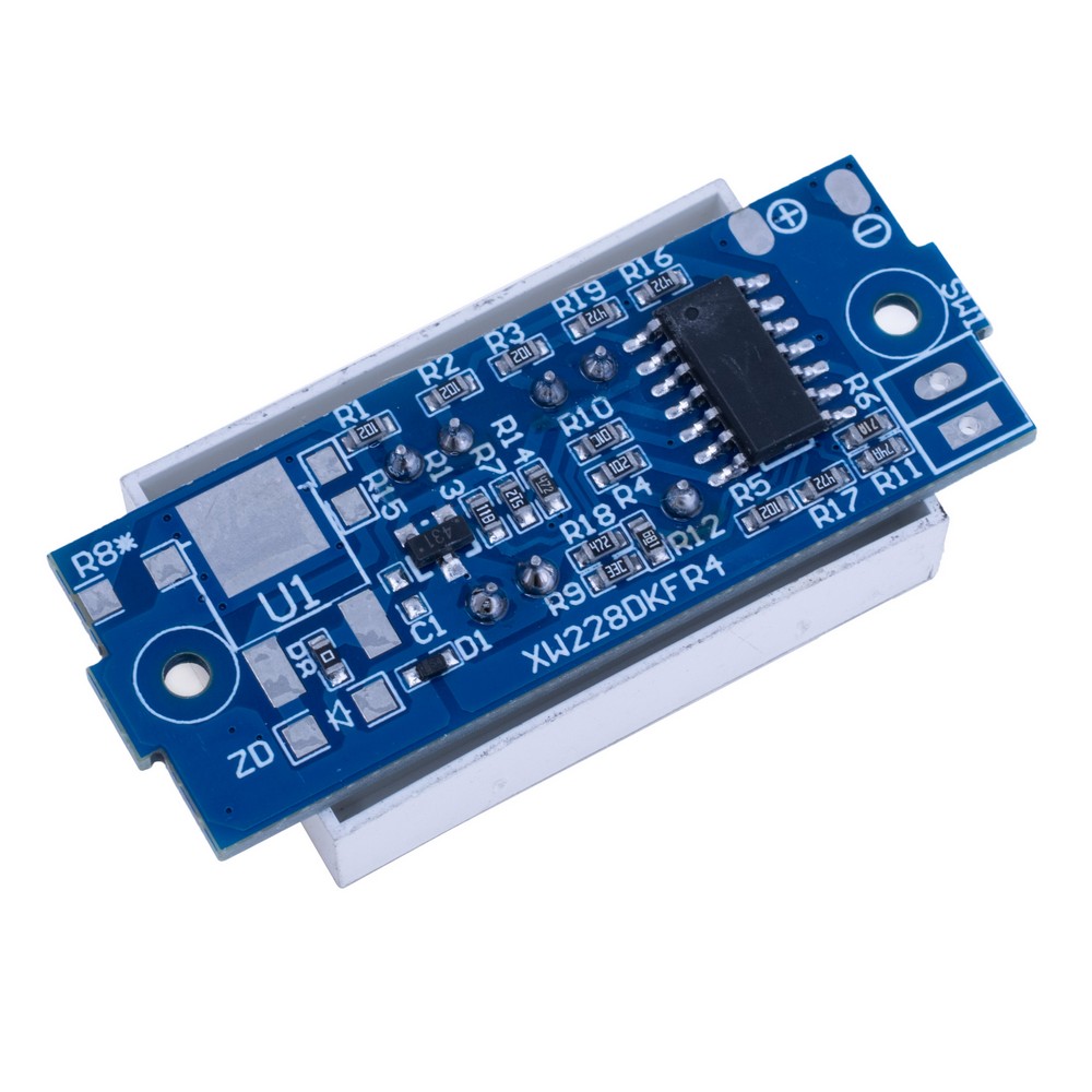 Індикатор заряду літієвої батареї 1S синій