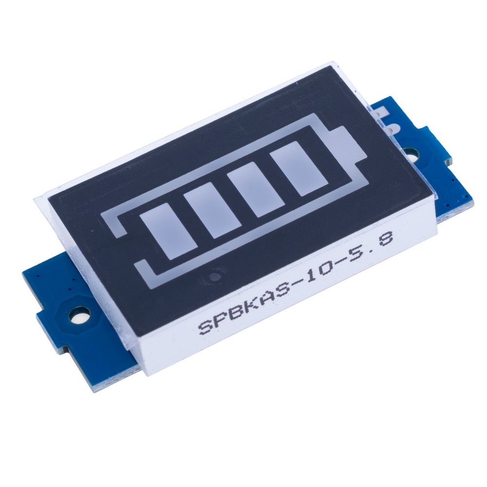 Індикатор заряду літієвої батареї 3S синій