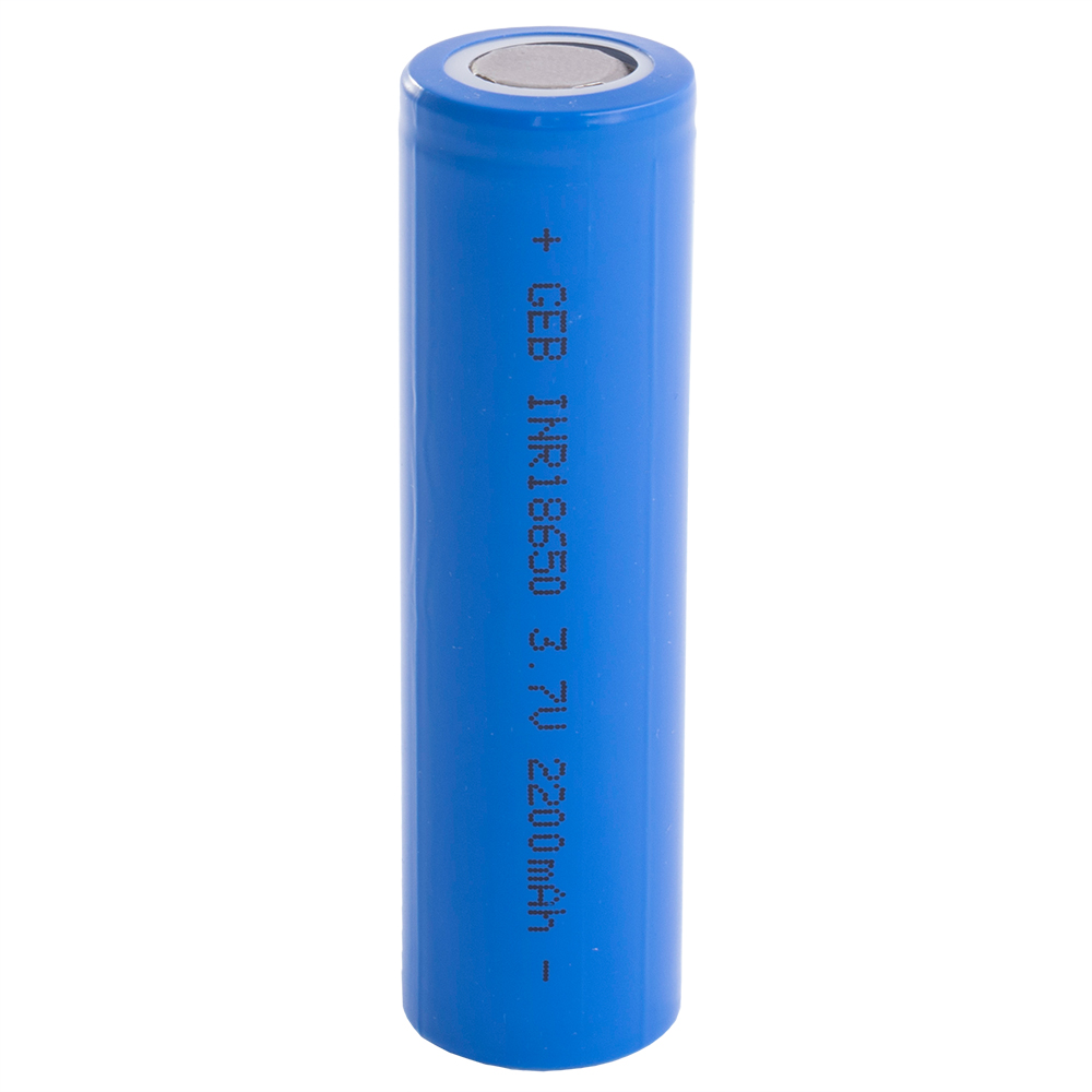 Li-Ion 2200mAh, 3,7V, 18650 GEB літій-іонний акумулятор INR18650 Li-Ion 2200mAh, 3,7V, 18650 GEB літій-іонний акумулятор INR18650