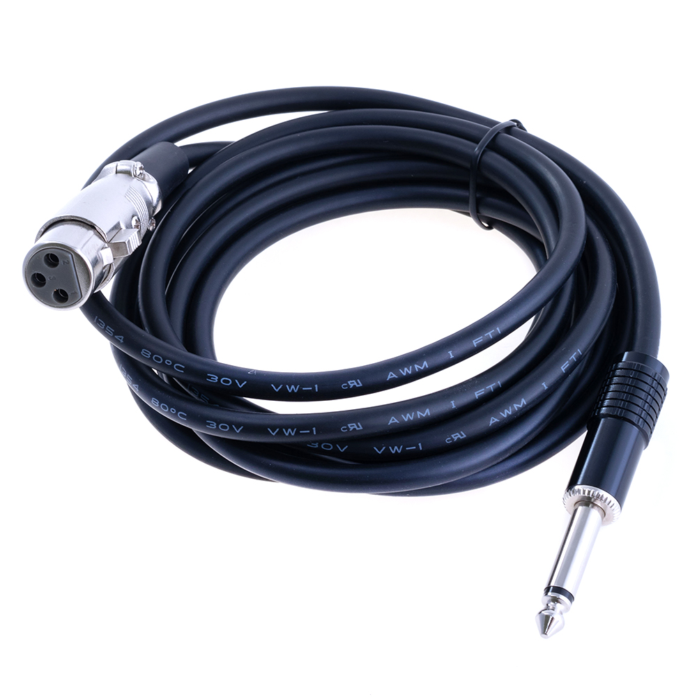 Кабель Jack 6,35 та XLR-3, довжина 3 метри Кабель Jack 6,35 та XLR-3, довжина 3 метри