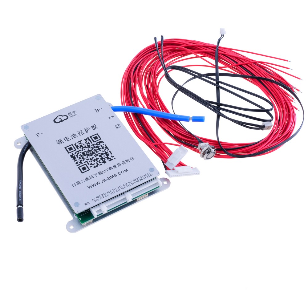 BMS JK-BD4A17S4P Li-Ion/LiFePo4/LTO 8S-17S; Balancer 0.4A; Charge/Discharge: 40A; BT