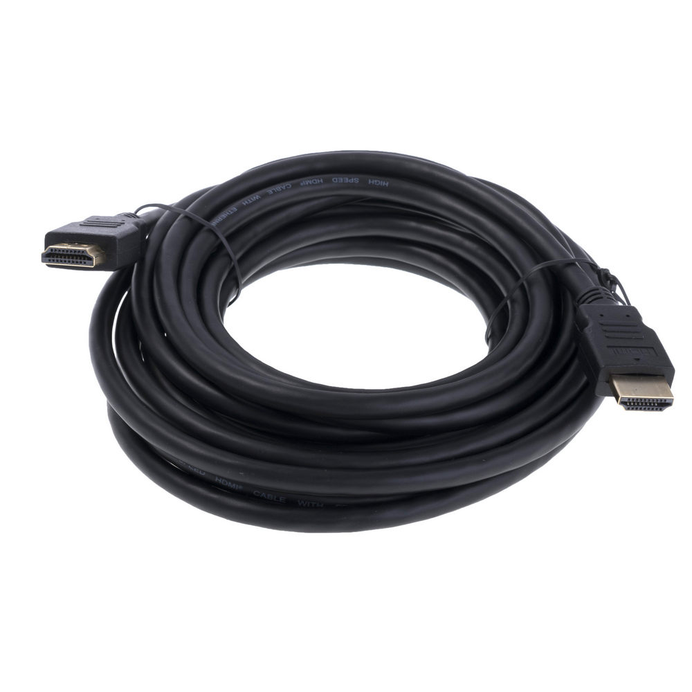 Кабель HDMI 1.4, вилка HDMI з обох сторін, довжина 5м, чорний (HDMI.HE020.050)