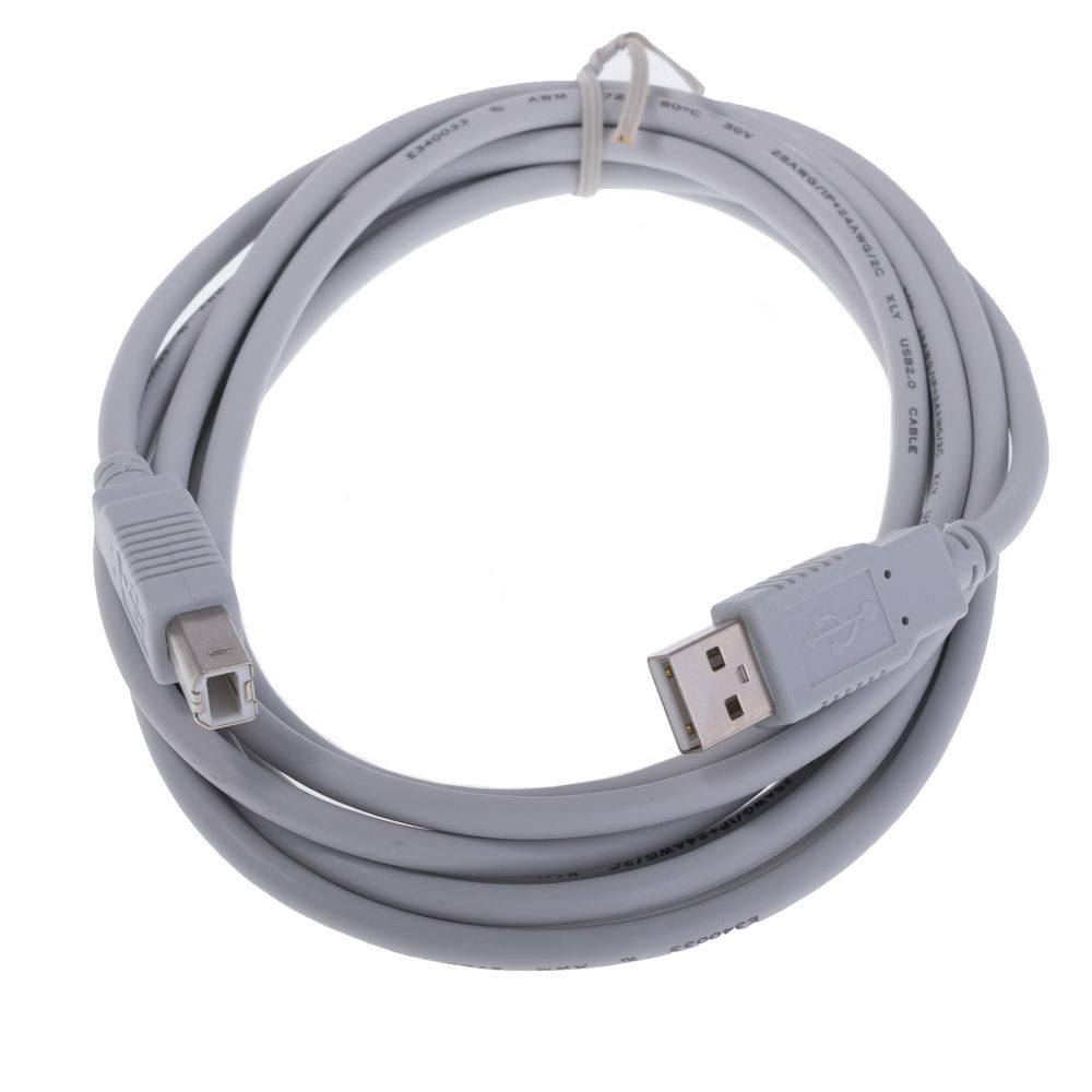 Кабель USBA-plug - USBB-plug довжина 3м (BQC-USB2AB / 3)