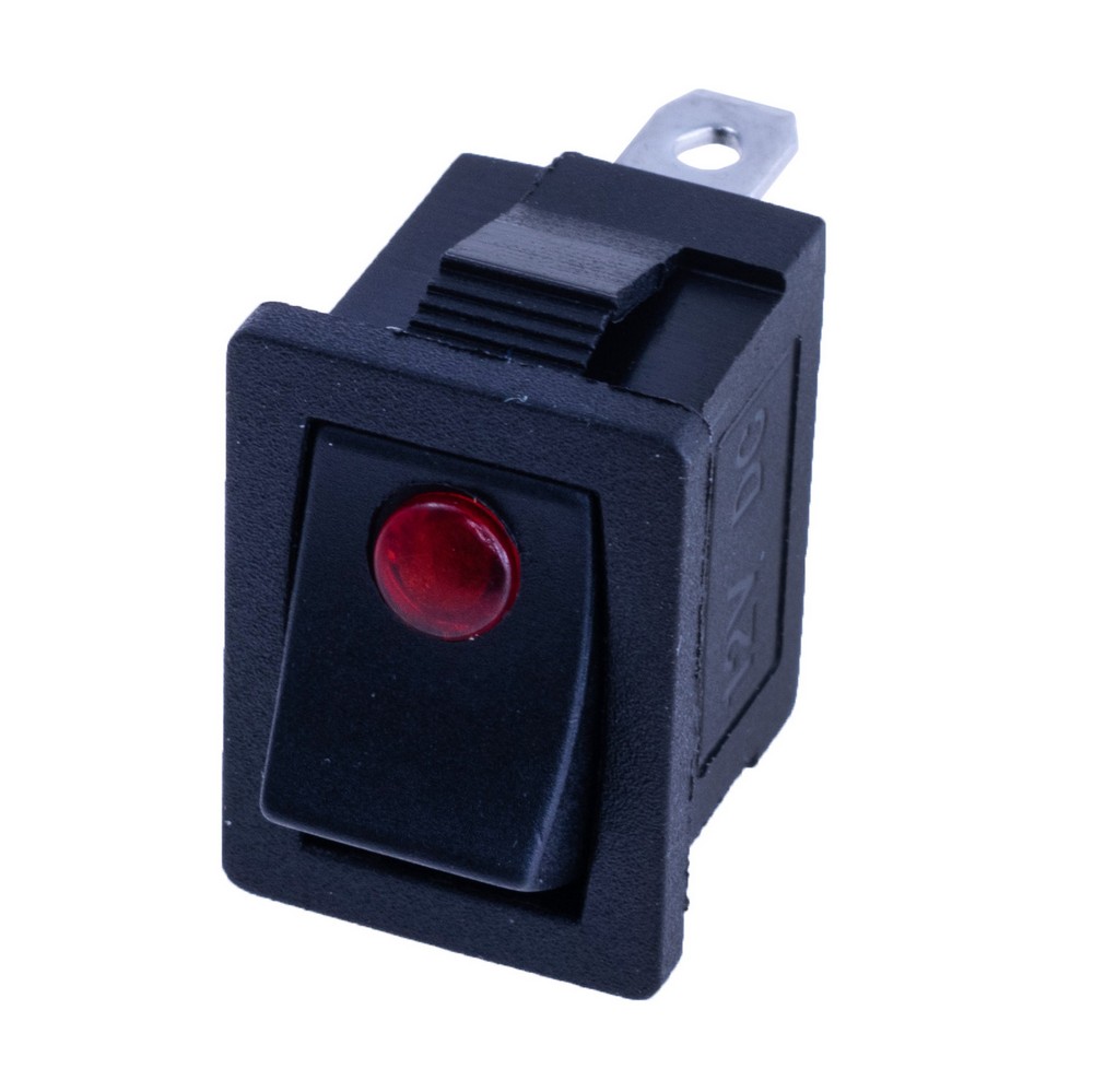 Перемикач KCD1-2-101EN Red Dot illuminated 12V