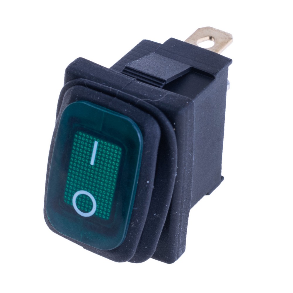 Перемикач KCD1-2-101NW green 12V