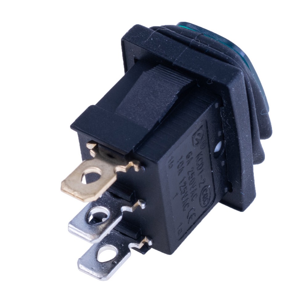 Перемикач KCD1-2-101NW green 12V