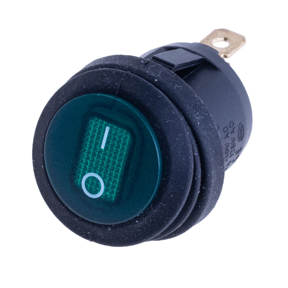Перемикач KCD1-5-101NW green 12V