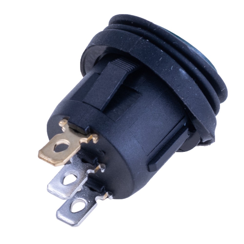 Перемикач KCD1-5-101NW green 220V