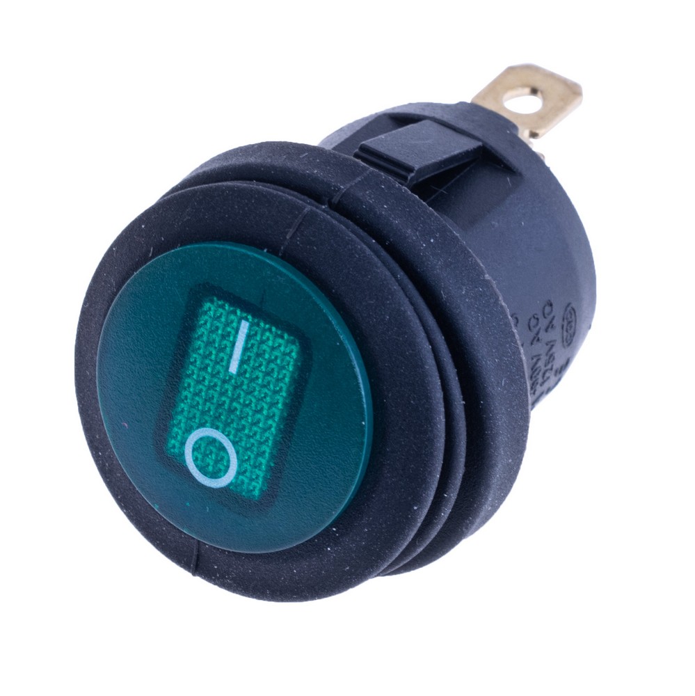 Перемикач KCD1-5-101NW green 24V