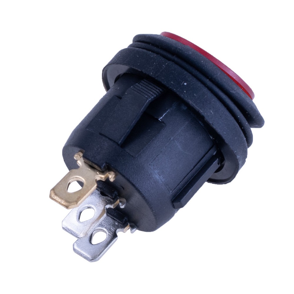 Перемикач KCD1-5-101NW red 24V