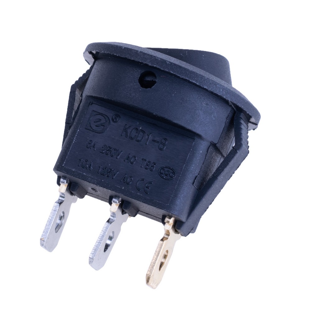 Перемикач KCD1-8-101EN 220V green dot
