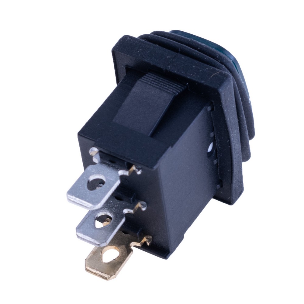 Перемикач KCD1-2-101NW green 220V