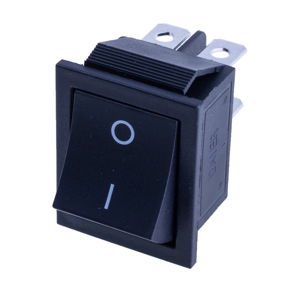 Перемикач KCD2-201 black without lamp