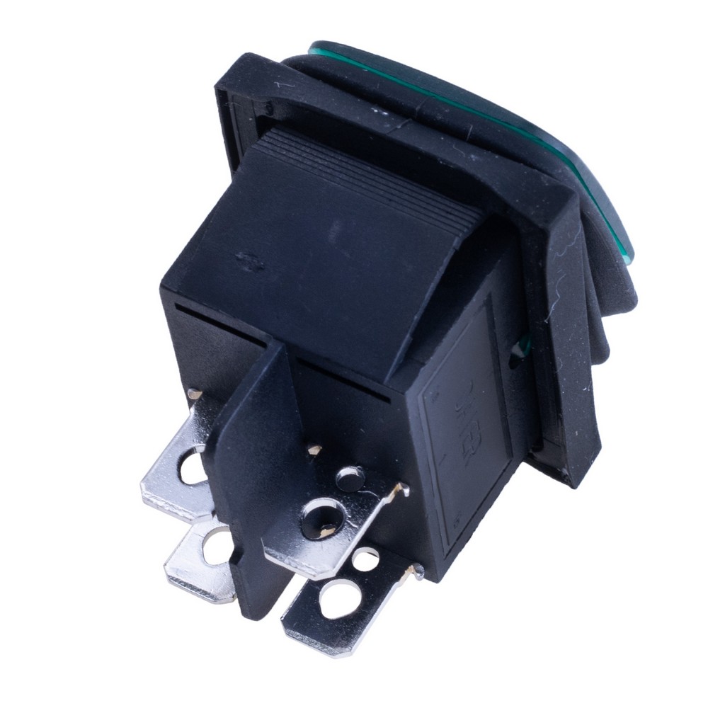 Перемикач KCD2-201NW green 12V
