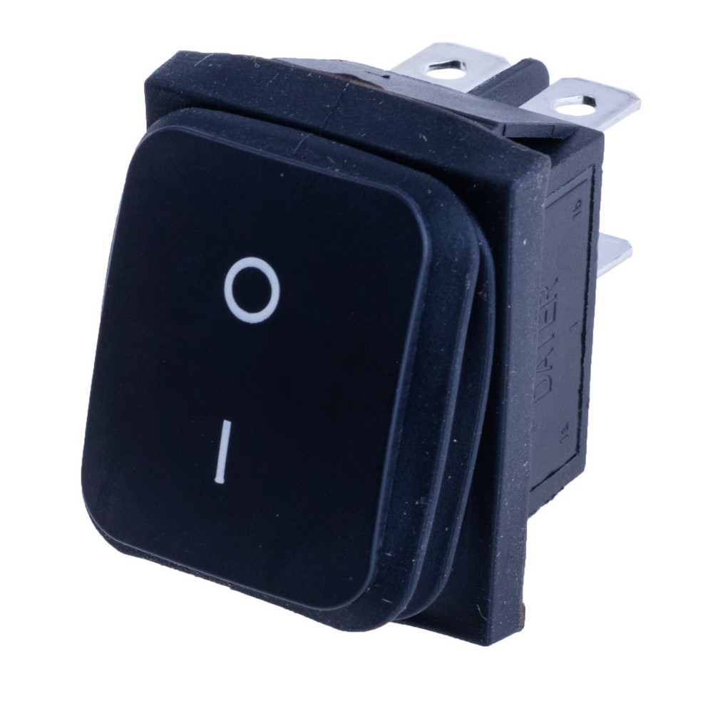 Перемикач KCD2-201W black without lamp