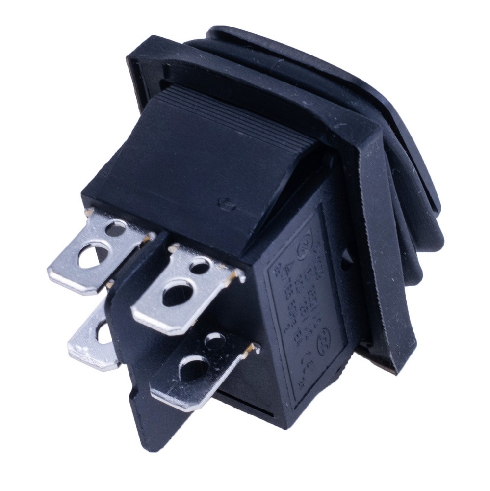 Перемикач KCD2-201W black without lamp