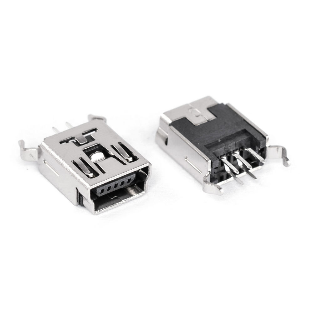 Mini USB/M-1J вертикальний монтаж (KLS1-229-5FC)
