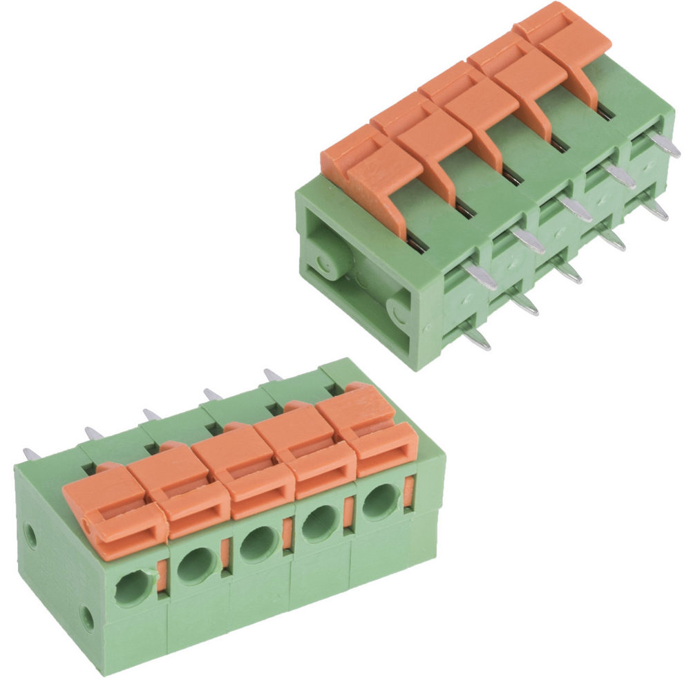 Клемник безгвинтовий KLS2-142V-5.08-5P-4 Клемник безгвинтовий KLS2-142V-5.08-5P-4
