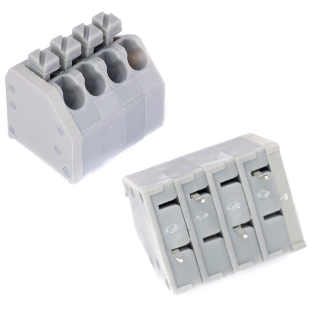 Клемник безгвинтовий KLS2-3.50V-5.00-4P-1A Клемник безгвинтовий KLS2-3.50V-5.00-4P-1A