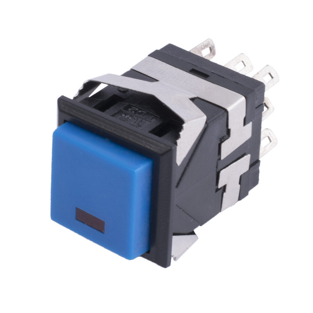 Кнопка PSW-10L Blue з фіксацією з підсвічуванням (on-off) Кнопка PSW-10L Blue з фіксацією з підсвічуванням (on-off)