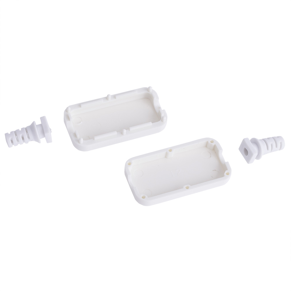 Корпус ABS білий 43x22x11mm Корпус ABS білий 43x22x11mm