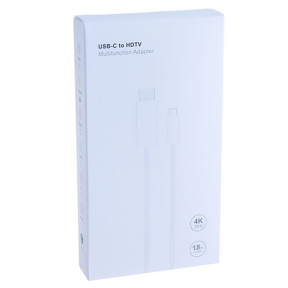 Кабель перехідник HDMI "тато" у USB type-C 2 метри