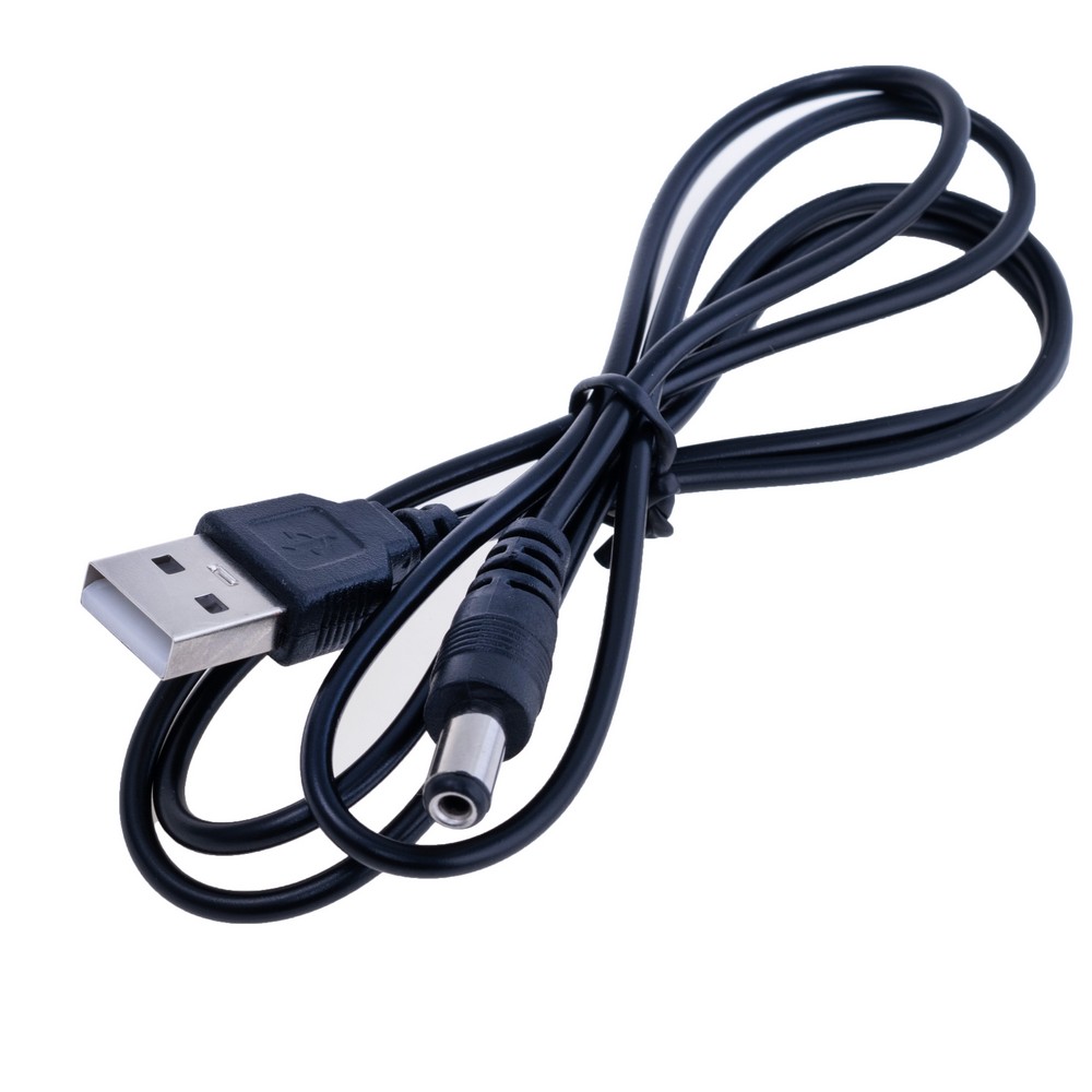 Кабель перетворювач USB-A в 5.5x2.1mm 5VDC 1м