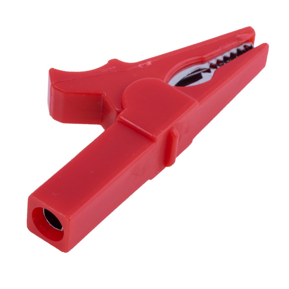 Крокодил червоний 20A, L=55mm, WD023 Red