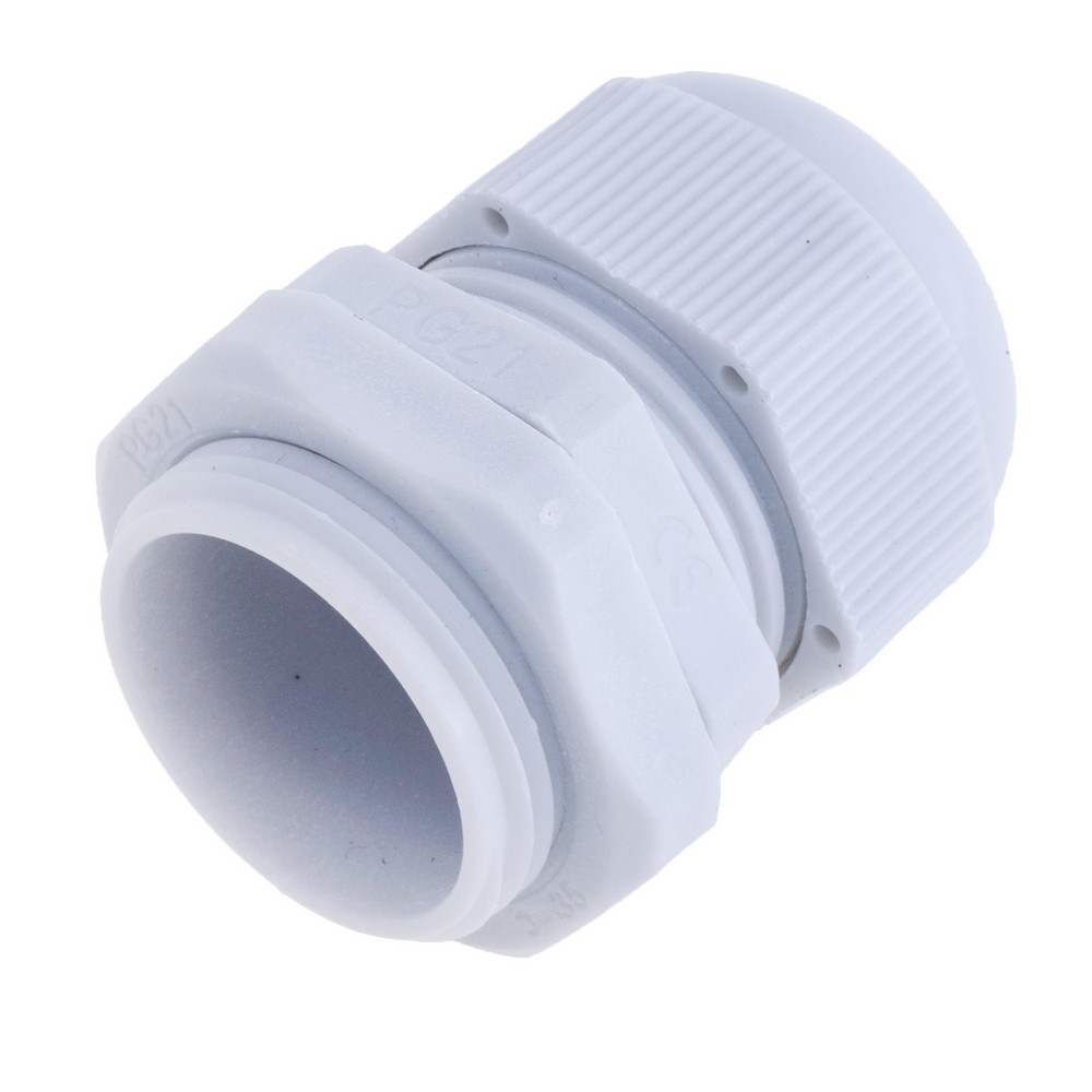 Кабельний ввід PG21 білий