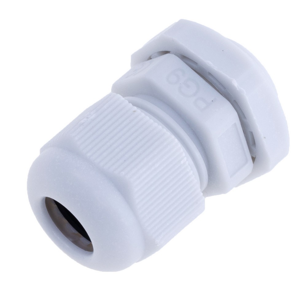 Кабельний ввід PG9 білий Кабельний ввід PG9 білий