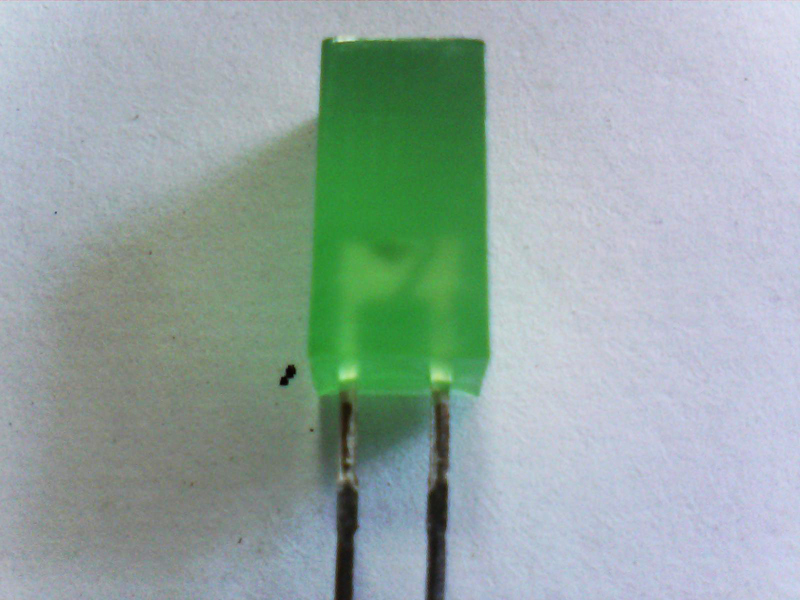 Світлодіод зелений, 5x5 mm, L-643GD Paralight