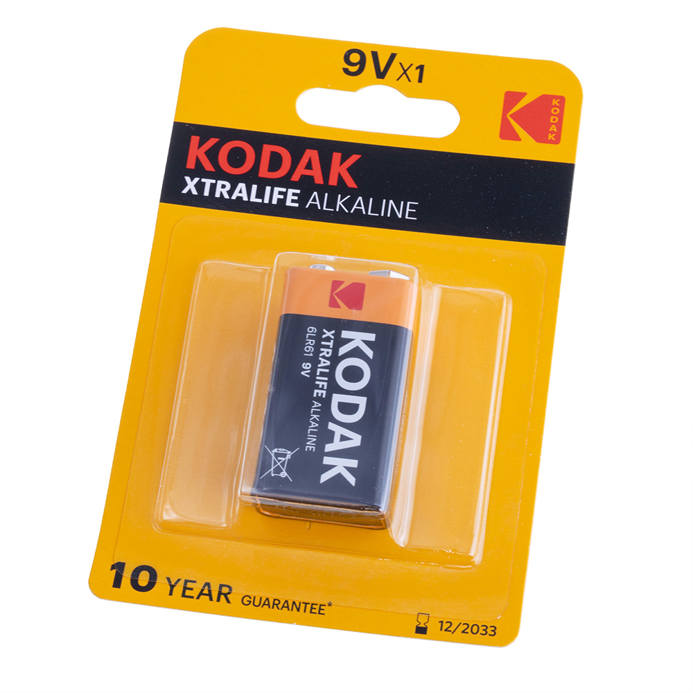Батарейка "Крона" лужна 9V 1шт. KODAK XtraLife 6LR61