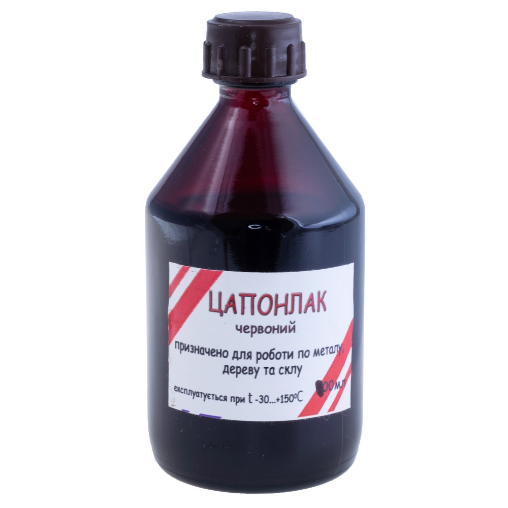 Лак ЦАПОН 100 мл (червоний) скло