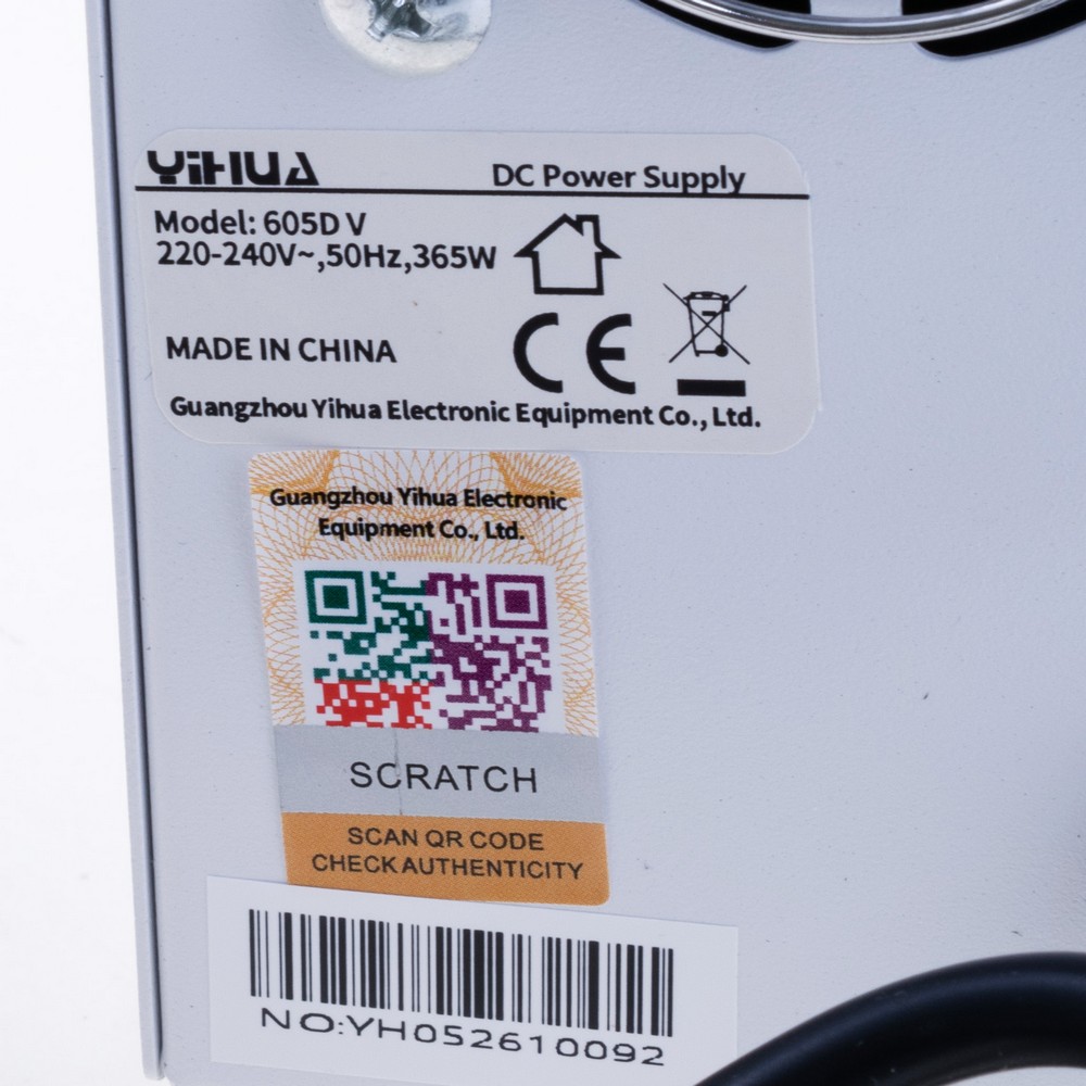 Лабораторний блок живлення YIHUA605D-V