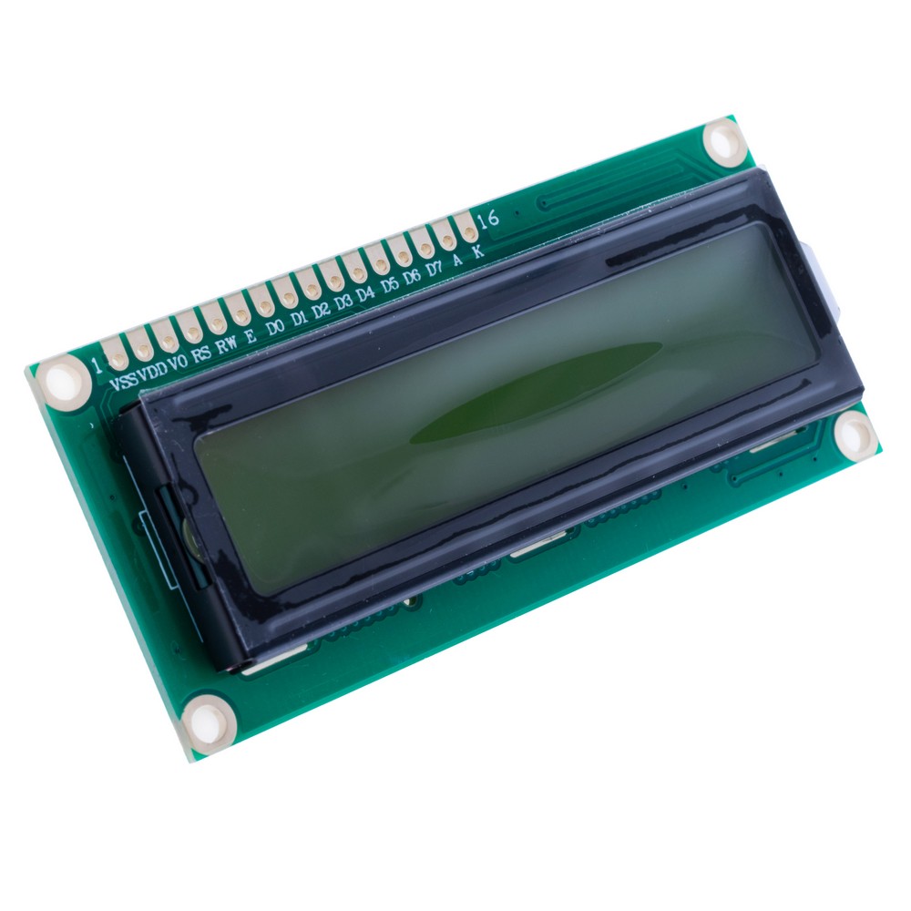 Дисплей LCD1602 16x2 Dots With Backlight Green з підтримкою Кирилиці