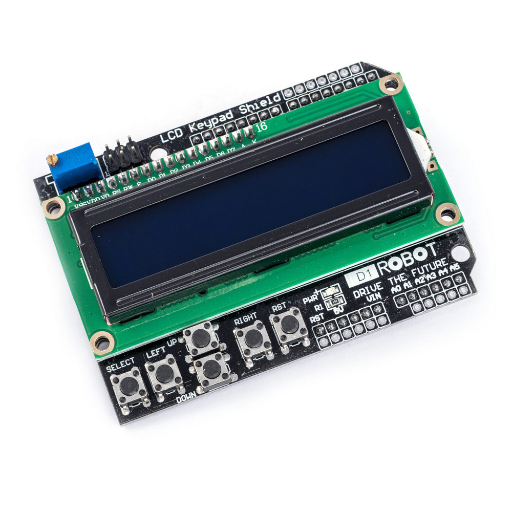 Індикаторний модуль LCD1602 з клавіатурою для Arduino