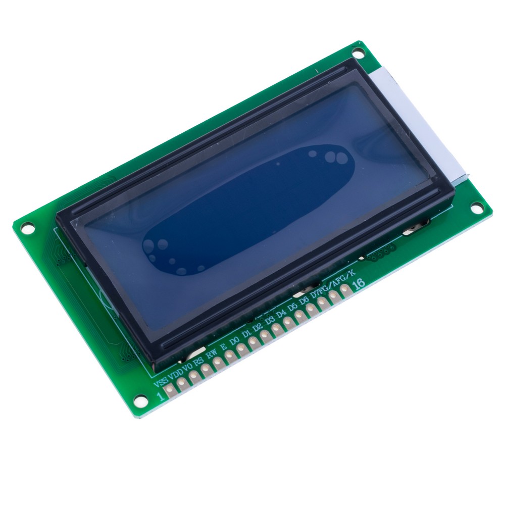 Дисплей LCD1604 16x4 Dots With Backlight Blue з підтримкою Кирилиці