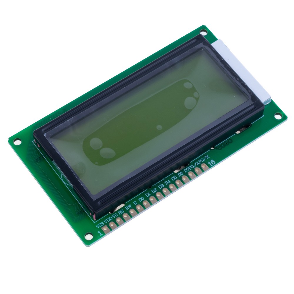 Дисплей LCD1604 16x4 Dots With Backlight Green з підтримкою Кирилиці