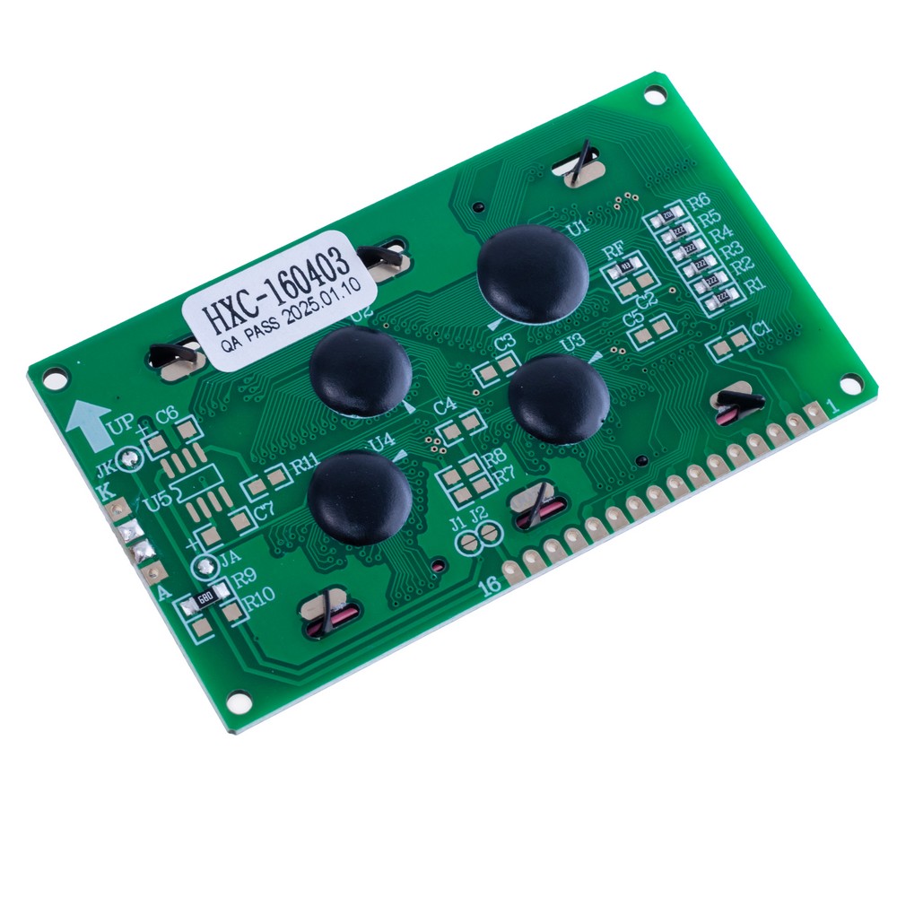 Дисплей LCD1604 16x4 Dots With Backlight Green з підтримкою Кирилиці