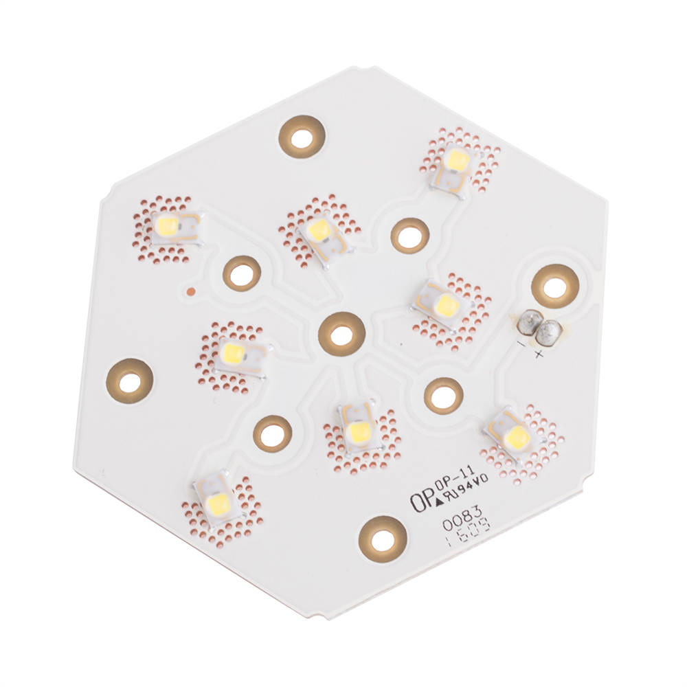 LED модуль 24Вт (плата 48*55мм) білий теплий, 3000K  (22...26V 1000mA)