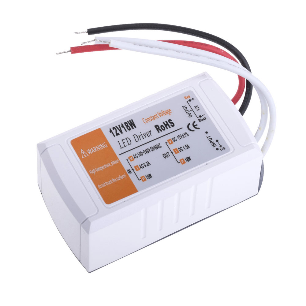 LED Driver для світлодіодної стрічки 12V 1,5A (18W) AC/DC LED Driver для світлодіодної стрічки 12V 1,5A (18W) AC/DC