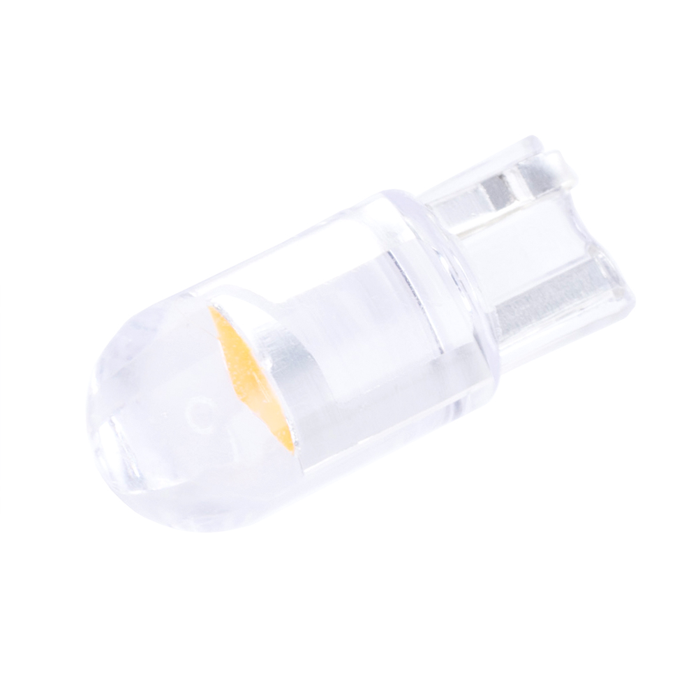 Лампа автомобільна LED W5W/168/194/T10 COB 0,36W/0,03A/12V [жовта]