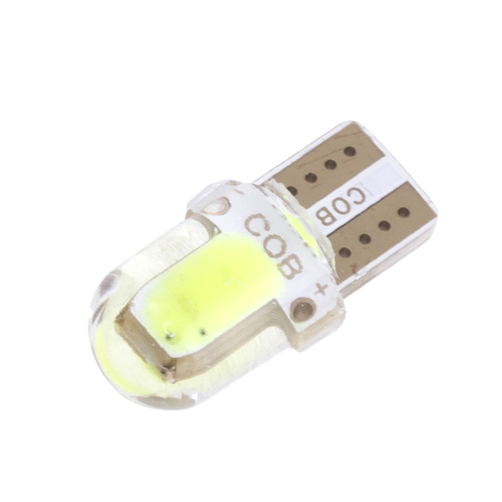 Лампа автомобільна LED W5W/194/T10 COB 8smd [зелена]